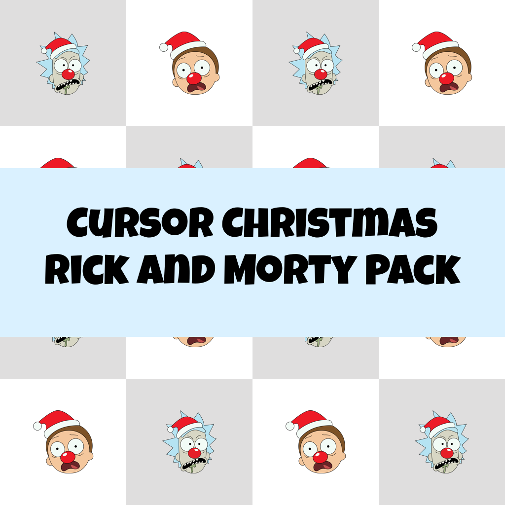 Cursor Christmas Rick And Morty Pack